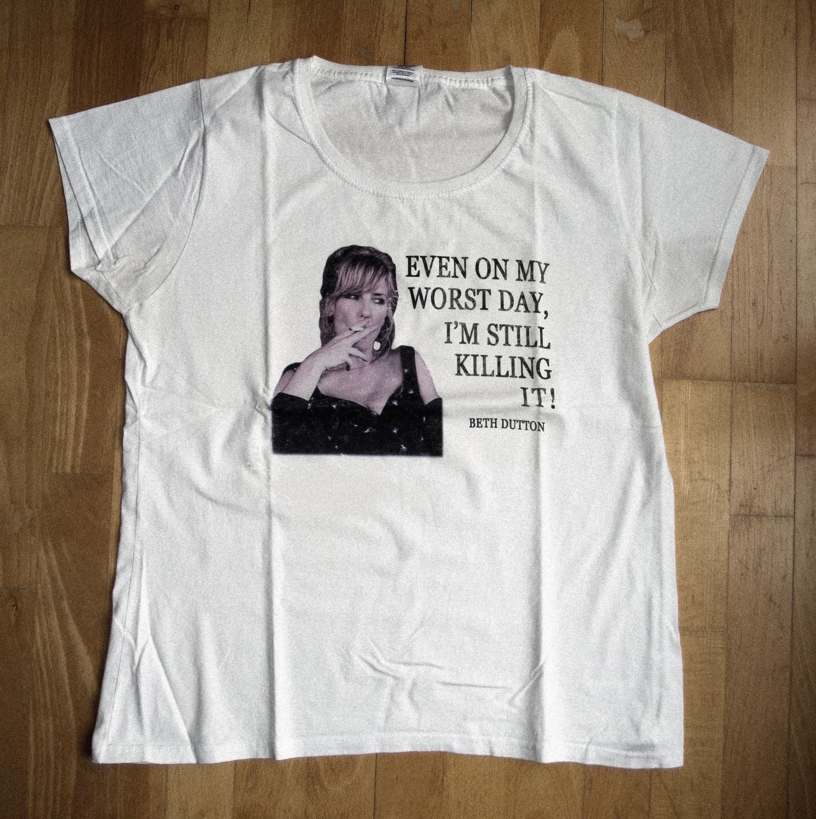 Beth-Dutton-T-Shirt – das selbst entworfene Geburtstagsgeschenk, mit dem alles begann